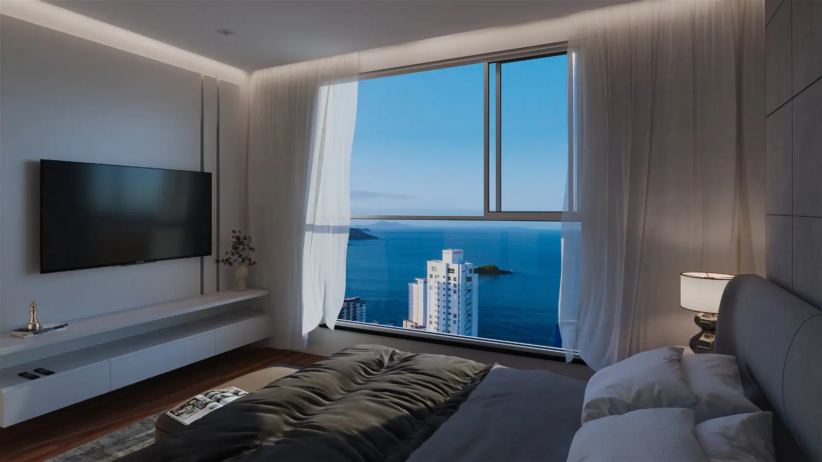 Apartamento quadra mar no San paolo Residenziale