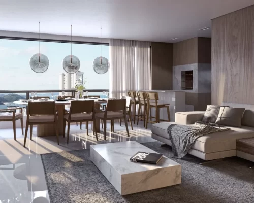 Apartamento quadra mar no Mar belle residence