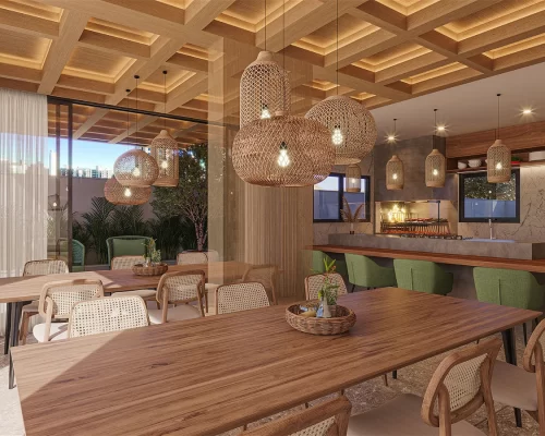 Apartamento quadra mar no Dom Residencial