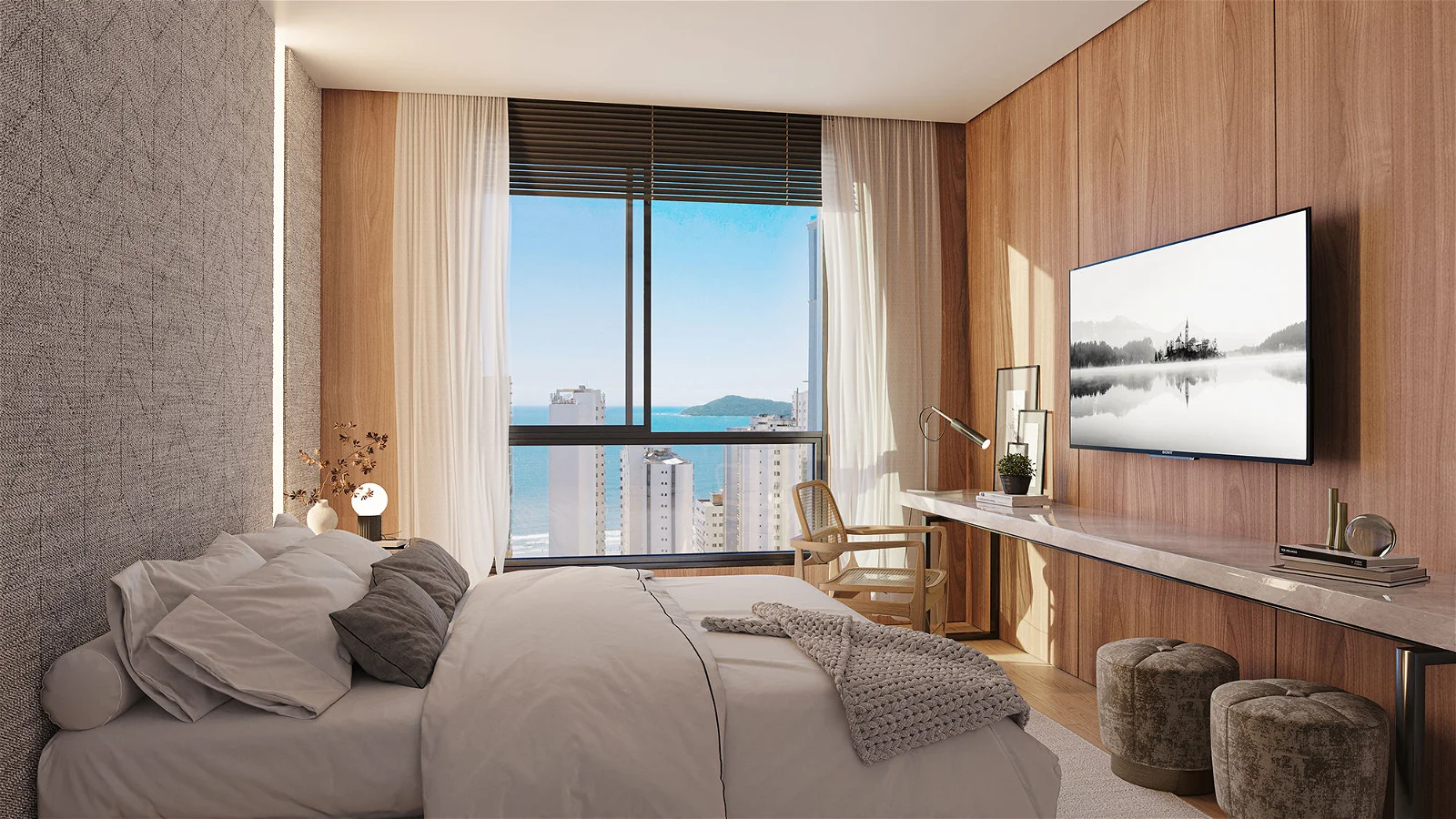 Apartamento quadra mar no Dom Residencial