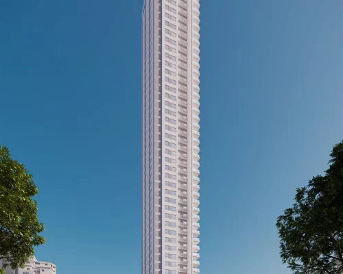 Apartamento quadra mar no Meridian Tower