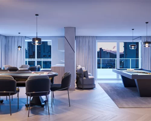 Apartamento quadra mar no Meridian Tower