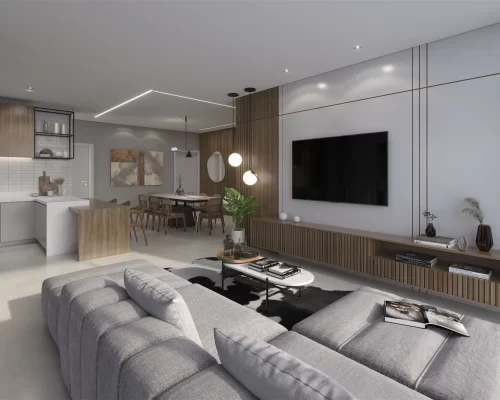 Apartamento quadra mar no Línea Living Concept