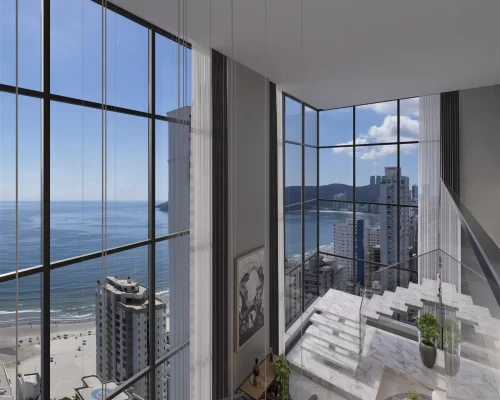 Apartamento quadra mar no Línea Living Concept