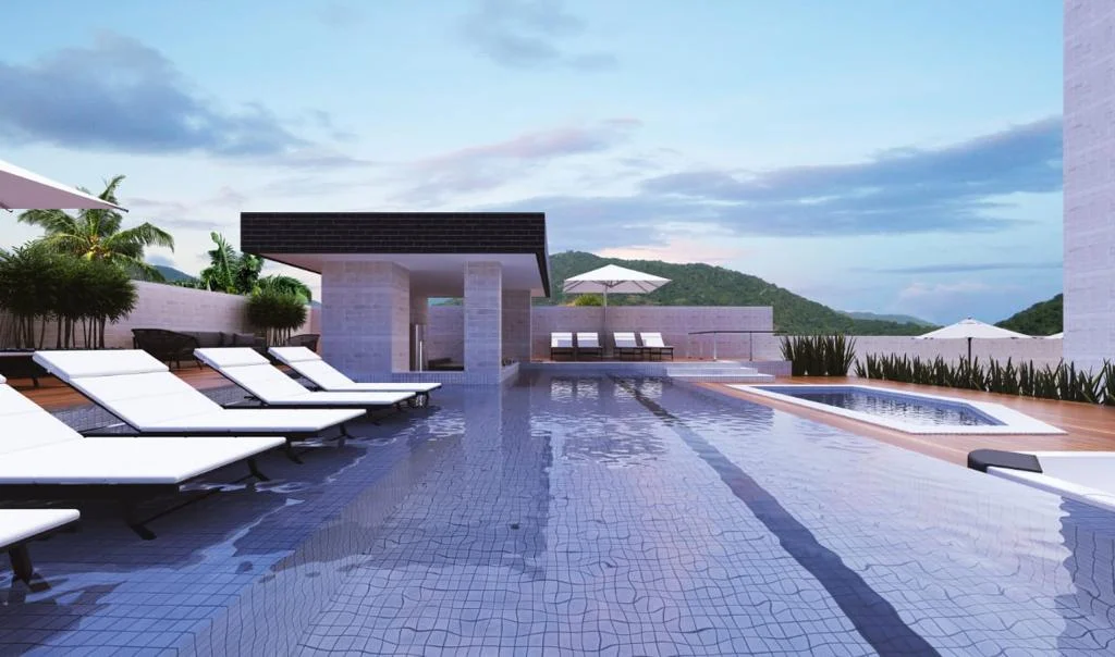 Apartamento quadra mar no Tesla