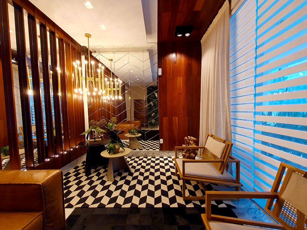 Apartamento quadra mar no residencial cidade jardim
