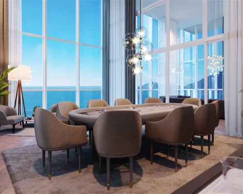 Apartamento de frente para o mar no Boreal tower