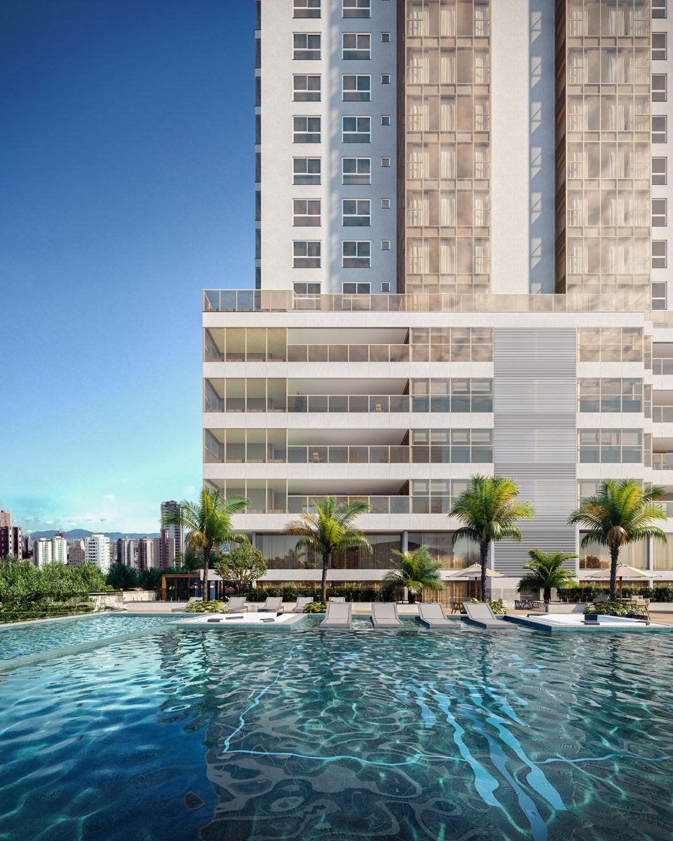 Apartamento quadra mar no grand Place tower