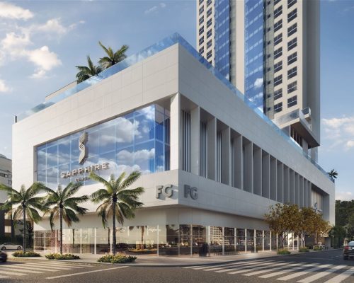 Balneário Camboriú Sapphire Tower quadra mar